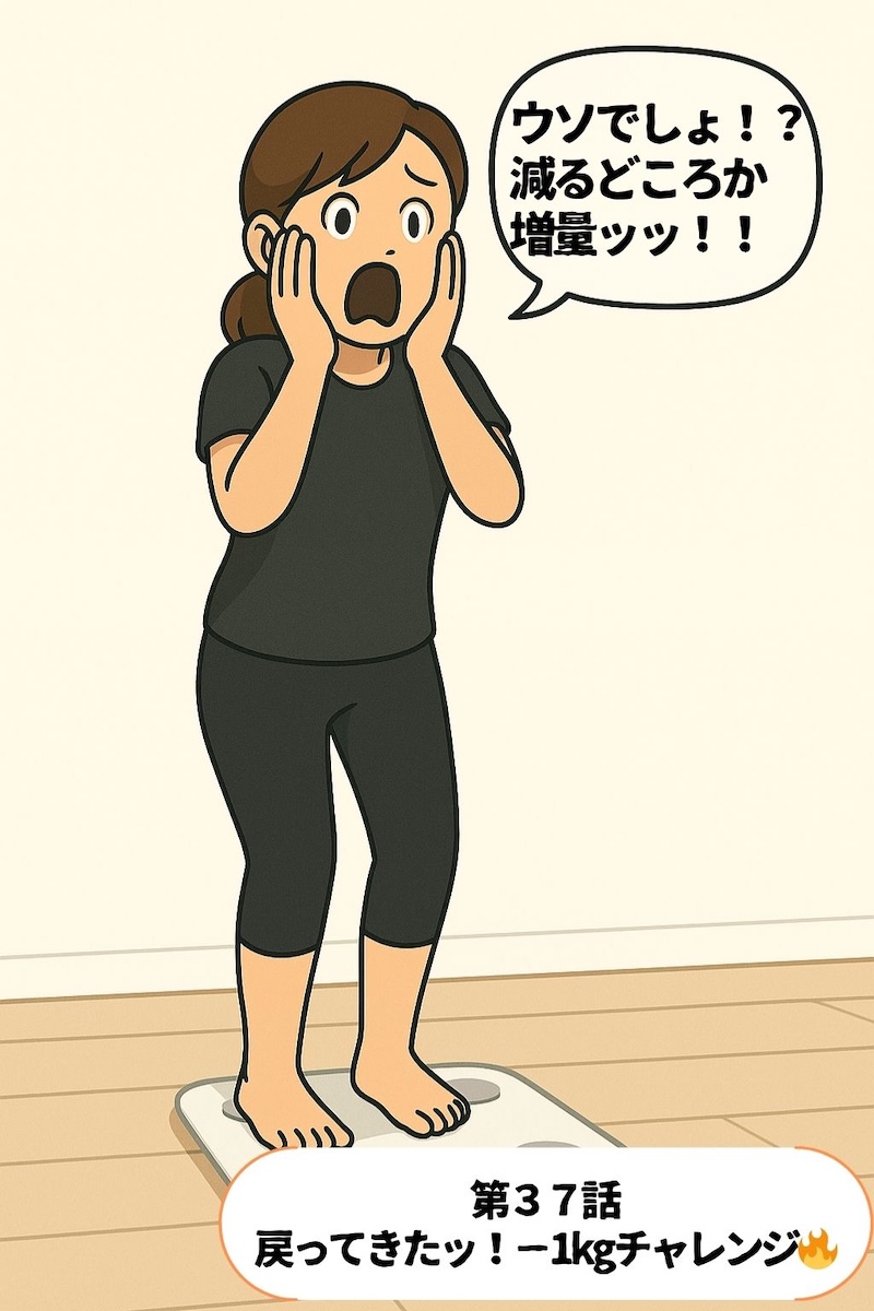 第37話 戻ってきたッ！−1kgチャレンジ🔥