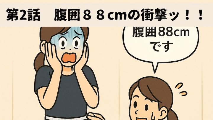 ＼第2話　腹囲88cmの衝撃ッ‼／