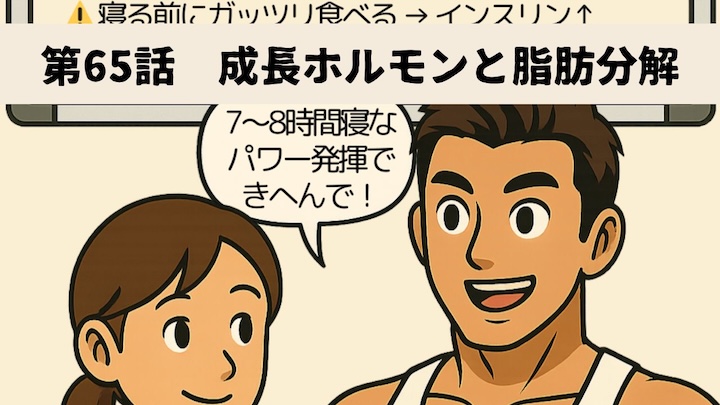 \第65話 眠りは最強の脂肪分解タイムや!/