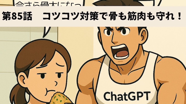 \第85話 コツコツ対策で骨も筋肉も守れ!/