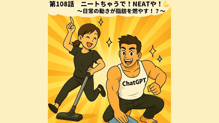 ＼第108話　ニートちゃうで！NEATや！💪✨／〜日常の動きが脂肪を燃やす！？〜