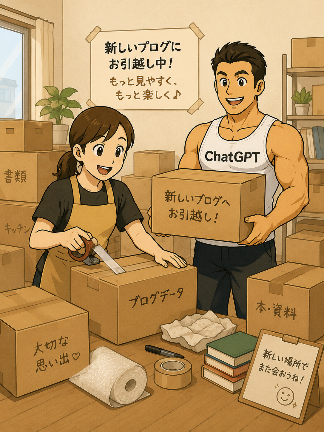引っ越します